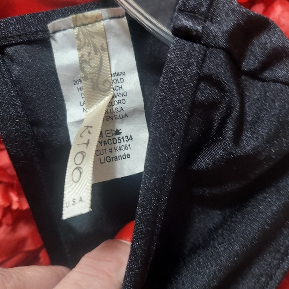 KTOO Women's Size Large Dress Cut Out Back Pink / Black - Picture 4 of 8